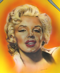 Marilyne Monroe en couleur