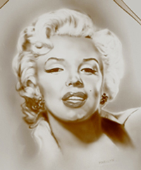 Marilyne Monroe en monochrome
